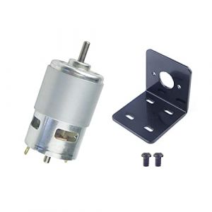 CHANCS Outil &eacute;lectrique 775 DC 12V/24V 8000RPM 16000RPM Mini moteur &eacute;lectrique avec support pour scie circulaire (CHANCS MOTOR, neuf)
