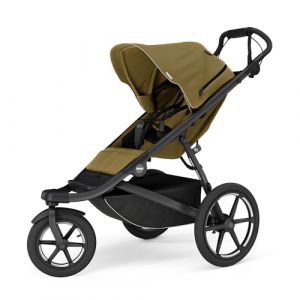 Thule Urban Glide 3 Poussette tout terrain pour enfant, système de suspension, pneus remplis d'air, siège droit avec inclinaison réglable et jambes intégrées (Thule official, neuf)