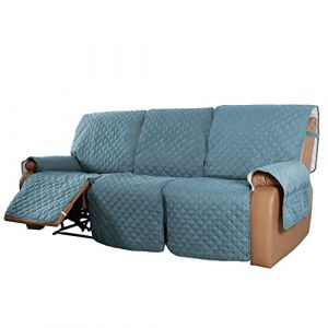 Housse de Fauteuil Relax 1/2/3 places Inclinable avec Rangement Matelassé, Dérapage Housse De Fauteuil avec Poches latérales Lavable Housse Fauteuil Relax Electrique pour Enfant Animaux Chat ( Color : (AMZGRZ, neuf)