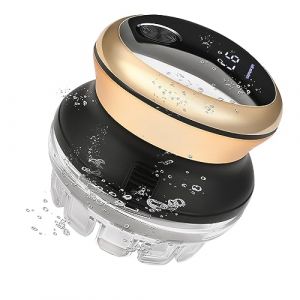 KEMEI Tondeuse Cheveux Hommes, Tête de Coupe Rotative à 360° (avec Écran LED, Wet&Dry, Secteur/Sans Fil - Batterie Lithium, Charge Rapide, Ergonomique) Utilisation Simple et Rapide, KM-887 Doré (Kemei Professional Clippers, neuf)