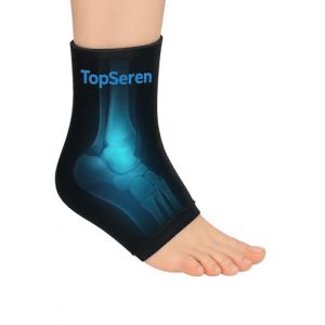 Poche de glace cheville | Gel froid anti douleur | Poche de glace en gel chaud froid | Ice pack réutilisable | Cryothérapie | Chevillère entorse | Tendinite tendon Achille | Secours | Compresse froide (REMARSHOP, neuf)