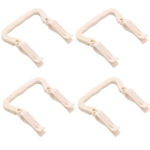 XPEX 4 pièces Support sac poubelle Clip Fermeture poubelle Supports de pince à clip en plastique pour poubelle de poubelle de cuisine Poubelle Clip (UAB "DAFUHUA LT", neuf)