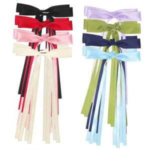 VALICLUD 16 Pièces Arc En Épingle à Cheveux Rose Agrafe Pinces à Cheveux Barrettes Pince à Cheveux Avec Nœud En Ruban Dentelle Pinces à Ruban Style Arcs De Cheveux Fille Satin Polyester (Cedongh, neuf)