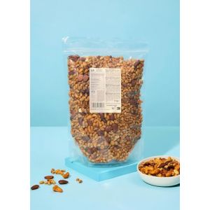 KoRo - Mélange de noix protéiné bio au tamari 1 kg - Avec graines de soja, amandes et noix de cajou - Goût épicé et noisette - Vegan (KoRo Handels GmbH, neuf)