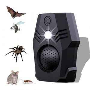STFALI R&eacute;pulsif &agrave; ultrasons - R&eacute;pulsif &agrave; ultrasons - R&eacute;pulsif souris - R&eacute;pulsif anti-araign&eacute;es - R&eacute;pulsif chauve-souris - 4 modes pour maison, appartement, restaurant (EZLIFE-FR, neuf)
