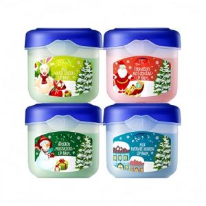 Coffret De Baumes À Lèvres | 4 Pièces au Lissage Doux,Brillant À Lèvres Hydratant Pour Les Femmes,Pour Voyage Voyage D'Affaires Extérieur École Petite Amie Épouse Amie Sœur Fille (yichengxianminhuajianzhulaowuyouxiangongsi, neuf)