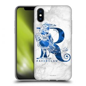 Head Case Designs sous Licence Officielle Harry Potter Ravenclaw Aguamenti Deathly Hallows IX Coque en Gel [Qualit&eacute; Militaire] Compatible avec Apple iPhone X/iPhone XS Et Compatible avec MagSafe (eCell, neuf)