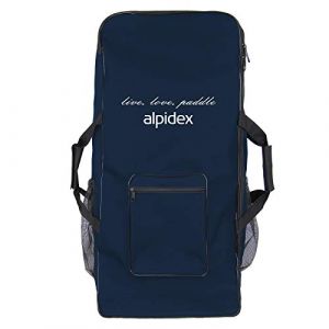 ALPIDEX Pièces de Rechange pour Stand up Paddle Board - Sac à Dos aileron Leash pagaie Pompe kit de réparation, Modèle:Sac à Dos - Cloud/Blue/Red (BB Sport, neuf)