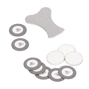 10 Pi&egrave;ces 20MM Brumisateur Disques en C&eacute;ramique Disques de Remplacement pour Brumisateur D'&eacute;tang, pour Humidificateur, Collecteur de Poussi&egrave;re, St&eacute;rilisateur, atomiseur. (Scceties, neuf)