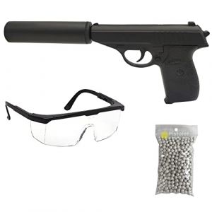 Saigo Defense Pack Airsoft Pistolet Modèle PPKG3 à Ressort/Matière: Métal/Puissance 0.5 Joule/Livré avec Accessoires (THE REPLICANT, neuf)