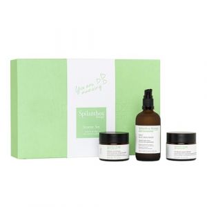 Spilanthox therapy - Kit de d&eacute;marrage - Avec Anti Wrinkle Moisturizer (30 ml), Aloe Skin Wash (100 ml), Eye Lifting Fluid (15 ml) & Night Repair (50 ml) - &agrave; base de spilanthol et d'acide hyaluronique (Spilanthox, neuf)