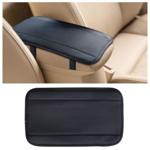 Flaconi Coussin Accoudoir Voiture,Accessoire Voiture,Voiture Accoudoir Pad,Housse Accoudoir Voiture,Tapis de Boîte D'accoudoir de Voiture,Universel pour la Plupart des Voitures(Noir) (shenhua auto, neuf)