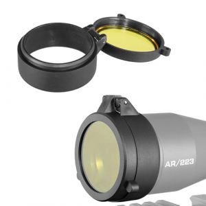 MNUPL Couvercle d'objectif de Lunette de vis&eacute;e Rabattable, Couvercle de Protection for Lunette de Chasse de Calibre Dia 30-69mm, Accessoires de Vision Nocturne, 1 pi&egrave;ce(Diameter 45mm) (Visit the Sealey Store, neuf)