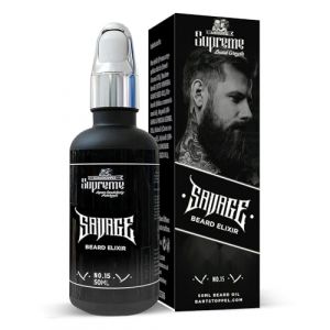 Supreme Bartstoppel® Sauvage Inspired After Shave Huile de barbe pour homme – Pour l'entretien quotidien de la barbe – Contre les pellicules (Bartstoppel© Cosmetics, neuf)