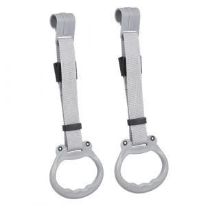 SUPVOX 2 Pièces Parc Pour Bébé Berceau Suspendu Les Anneaux Pour Le Stylo De Jeu Anneaux De Sécurité Pour La Marche Des Tout-petits Accessoires Bébé Nourrisson Gris Clair Plastique (DALIYSU, neuf)