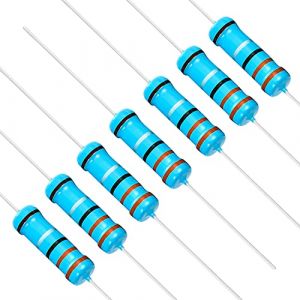 Chanzon 30pcs 2W 3.3 &Omega; ohm 3r3 R&eacute;sistance fixe &agrave; film m&eacute;tallique 0.01 &plusmn; 1% Tol&eacute;rance 3.3R MF R&eacute;sistances &agrave; trou traversant Limitation de courant Rohs Certifi&eacute; (Chanzon FR, neuf)