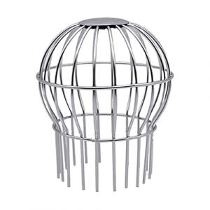 Protection du Tuyau de Descente, Filtres de Gouttière en Acier Inoxydable, Filtre pour Descente de Gouttière Filtre à Gouttiere Protege de Gouttieres pour Eliminer des Feuilles, Mousse, Boue (HZQBEU, neuf)