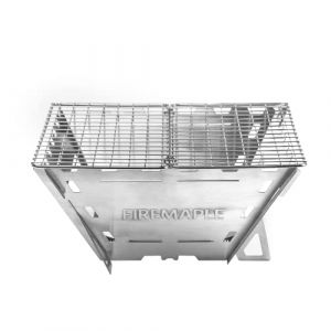 Fire-Maple R&eacute;chaud de Camping &agrave; Bois Portable, Pliable et Coupe-vent en Acier Inoxydable, id&eacute;al pour Cuisine Camping, Barbecues, Randonn&eacute;es en Montagne et Pique-Niques 4 pi&egrave;ces (Fire Maple Official Store, neuf)