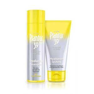 Plantur 39 Shampoing hyaluronique 1 x 250 ml + après-shampoing à l'acide hyaluronique 1 x 150 ml – Hydrate le cuir chevelu sec | Contre la perte de cheveux ménopausée (infinitiv, neuf)