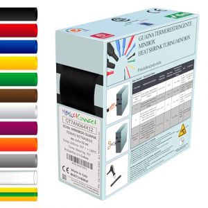 MarketConnect® Gaine Thermorétractable Ø 16 mm, L 3mt • NOIR • MINIBOX 2:1 SMALL (MARKETCONNECT, neuf)