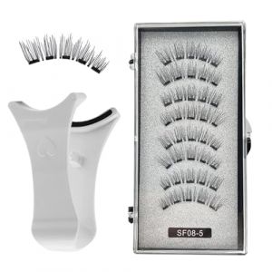 Cils Magnétiques, Cils Magnétiques, Faux Cils*8 Pièces/(équivalent À 2 Ensembles), Faux Cils Fins Qui Ne Nécessitent Pas D'adhésif - 5 Cils Magnétiques, Cils Naturels Naturels, Cils Magnétiques (kaitmain, neuf)