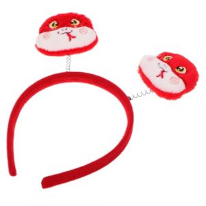 Homoyoyo Bandeau Plastique Serpent Accessoires De Cheveux Bandeau De Fête An Cosplays Et Célébrations De Serpent Rouge (Alda Jin, neuf)