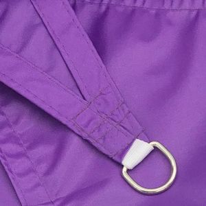 ENEN Voile d'Ombrage Imperméable Carré, Toile Ombrage Exterieur Toile Pergola Protection des Rayons UV, Toile Ombrage en Tissu Oxford pour Plein Air, Jardin & Terrasse (3X3m,Violet) (EnEn, neuf)