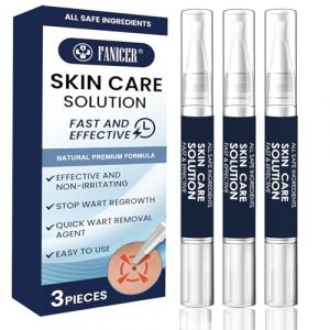 3 pièces Anti Verrue Stylo,Skin Tag Remover, Soin des Pieds, Applicateur Précis, Résultats Rapides, Simple et Pratique, Anti Cors, Solution pour Petites Imperfections Cutanées (chunxindianzi, neuf)