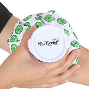 Poche de glace NEOtech Care - Vessie cryothérapie - Premiers soins - Couvercle vissable (Design limes, 12cm diamètre) (NEOtech Care (EU), neuf)
