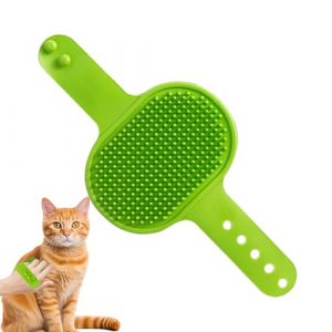 Brosse De Toilettage Pour Chat | Bande De Massage Feline,Peigne De Soin Pour Animaux En Silicone Réglable, Utilisation À Sec Et Mouillé Pour Maison, Voyage, Refuge, Pieds De Table (Chuuya, neuf)
