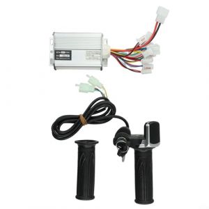 Contrôleur de vélo électrique 24 V-48 V - Moteur brossé - Poignée de contrôle de vitesse - Compatible avec les scooters électriques de 250 W-1000 W (36 V 1000 W) (youwort, neuf)