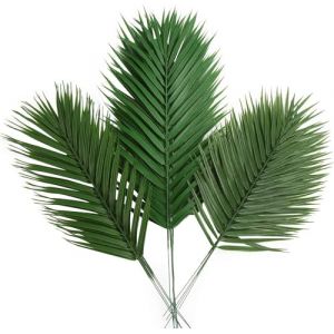 sulanmo 12PCS Plantes Artificielles en Forme de Feuilles de Palmier, Palmiers Tropicals Artificiels de 3 Types, Faux Artificiel Palmier pour Maison Bureau Mariage Deco (sulanmo, neuf)