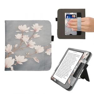 kwmobile &Eacute;tui pour liseuse &eacute;lectronique Compatible avec Kobo Libra Colour - &Eacute;tui Housse Protection Taupe-Blanc-Bleu-Gris (SX-Commerce, neuf)