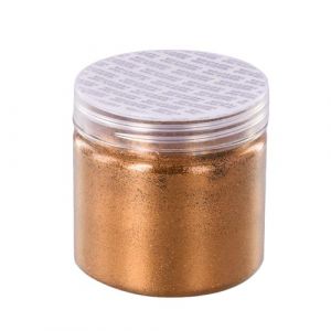 Paillettes en R&eacute;sine Holographiques Fines, Poudre De Paillette Fine, Poudre Artisanat Paillettes, Poudre Brillante, R&eacute;sine Paillettes M&eacute;tallique, 100g Poudre &agrave; Paillettes pour Oeil Nail (Or rose) (Kaslaik, neuf)