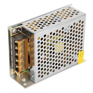 DC 24V Alimentation à Découpage, Commutation Alimentation alimentation transformateur, AC 110V/220V à DC 24V 2A 48W Transformateur de Puissance Convertisseur de Commutation Pour bande lumineuse LED (Candeon, neuf)