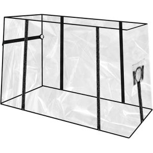 Focenat Protection Contre la Pluie pour Chariot pour Enfants, Protection contre la pluie pour chariot de transport, Housse de pluie pour chariot de transport transparent, Housse de Pluie Pliable (MARI GLOBALNEXT S.R.L., neuf)