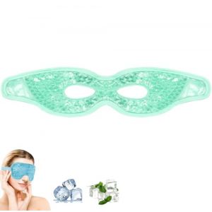 Masque Yeux Froid Cernes, Masque des Yeux Gel,Mask Visage Froid,Réutilisable,Mask Eyes Réfrigérant en,masque froid visage,masque nuit, Masque Compresse Chaud et Froid,illumine la peau (vert) (9suYzi, neuf)
