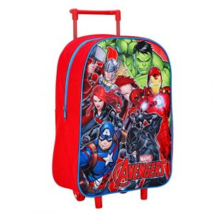 Marvel Avengers Valise Enfant - Trolley Cabine - Bagages de Voyage - Sac à Dos pour Enfants - Trolley Bag - Petite Valise Rangement Enfant - Valise à roulettes Enfant (Quickdraw Stationery UK, neuf)