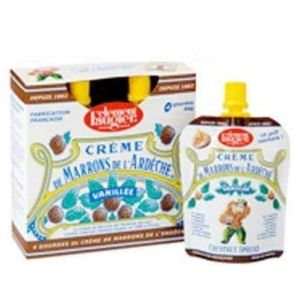Clément Faugier - Crème de Marrons de l'Ardèche - Pack 4 gourdes 85g - Lot de 12 (toutpourlamaison, neuf)