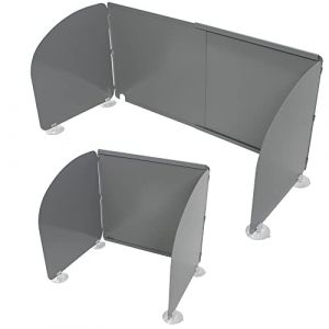 Protection contre le vent en métal - Protection anti-éclaboussures - Réchaud à gaz - Plaque de cuisson - Pour camping-car, caravan (pro-Styling-Shop, neuf)
