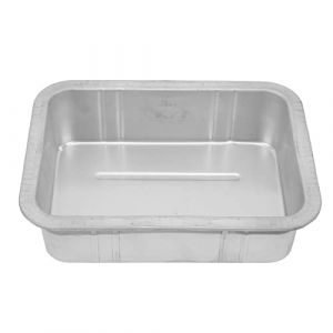 Dioche Bac de Collecte D&rsquo;Huile, 5L Bac de Vidange D'huile sans Fuite, Portable, Universel, Construction M&eacute;tallique, Conteneur de Vidange D'huile Automobile (Ruttiy, neuf)