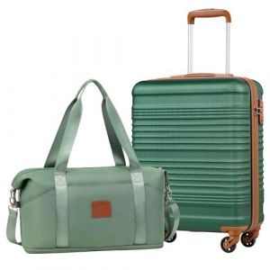 COOLIFE EasyJet Valise Cabine 55 x 40 x 20 et Bagage Cabine 45x36x20(30L), Bagages Cabine Bagage &agrave; Main Rigide avec Serrure TSA et 4 roulettes Jumel&eacute;es Adapt&eacute; Aux Voyages (Coolife EU Directly, neuf)