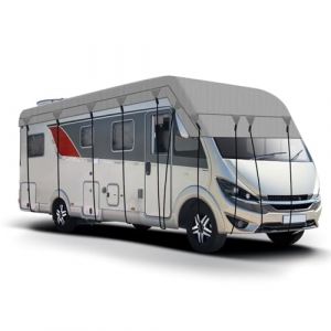 Housse de protection pour toit de caravane et autocar, housse de toit pour voiture de 4 couches robustes, imperm&eacute;able, protection toutes saisons, pour l&rsquo;ext&eacute;rieur, protection contre le soleil, la (divinge, neuf)