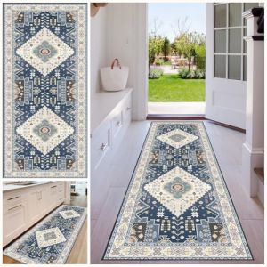 Tapis Couloir Long Antid&eacute;rapant Lavable Tapis Cuisine Absorbant Tapis de Passage Tapis Entr&eacute;e Int&eacute;rieur pour Cuisine Couloir Passage Chambre Tapis de Couloir Tapis Cuisine Devant Evier 40 x 130 cm (YosetomhLvey, neuf)