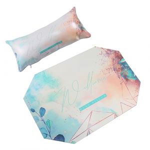 SHERCHPRY Coussin Mains Et Tapis De Manucure Octogonal 1 Set Mati&eacute;re Douce Usage Professionnel Et Domestique Protection Cadran Nail Art (Dnna Huang, neuf)