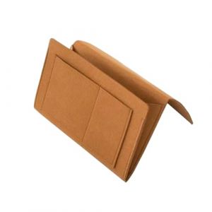 Sac de rangement à suspendre de grande capacité pour canapé, accoudoir, essentiel, télécommande, tablette, magazines - Café (kilnbright, neuf)