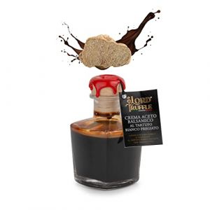 Lord Truffle | Vinaigre Balsamique de Modène IGP à la Truffe Blanche 100 ml, Crème de Vinaigre Balsamique à la Truffe de Luxe, Excellent Condiment pour Tous les Plats, Qualité 100% Italienne (WAC.SHOP, neuf)