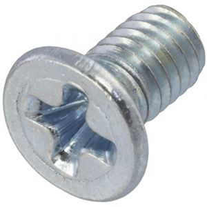 AERZETIX - C59627 - Lot de 100 vis à métaux M3x6 mm à tête fraisée PH1 - DIN 965 - en acier au carbone - dureté 4.8 - finition zingué - pour fixation vis tournevis assemblage (Tuning, neuf)