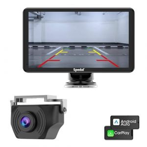 Spedal CarPlay & Android Écran de voiture sans fil avec vision nocturne HD 170° ultra grand angle radar caméra de recul sans latence (796Pro) (Spedal tech, neuf)