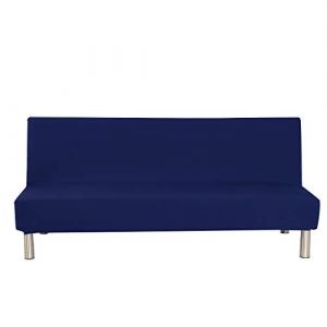 Aisaving Couleur Unie sans accoudoirs Housse de canap&eacute; lit Stretch futon Slipcover &eacute;cran 3 Places anap&eacute; Shield Compatible avec lit de canap&eacute; Pliable sans accoudoirs 203 x 127 cm (Aisaving, neuf)